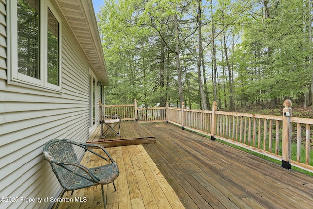 67 Smith Dr, Hallstead, PA 18822 - view of wooden terrace