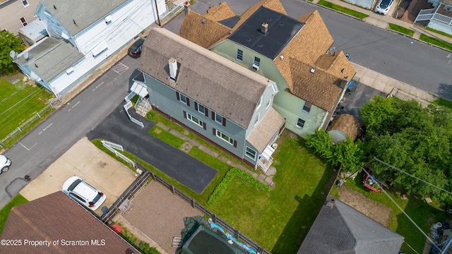 81 Rees St, Wilkes-Barre, PA 18702 - aerial perspective of suburban area