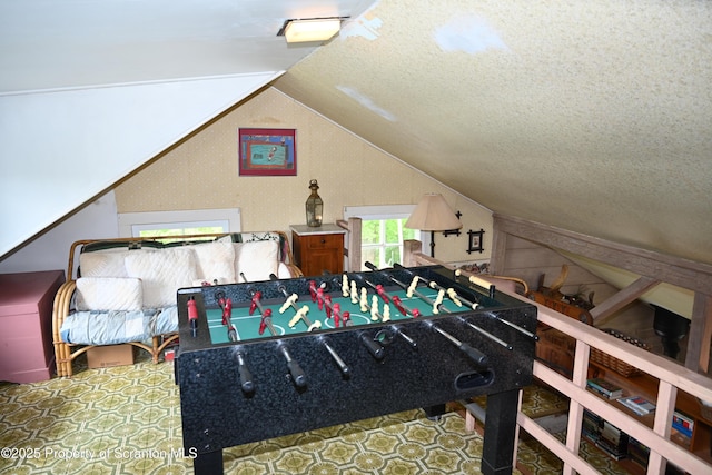 519 Sutton Rd, New Milford, PA 18834 - playroom with lofted ceiling