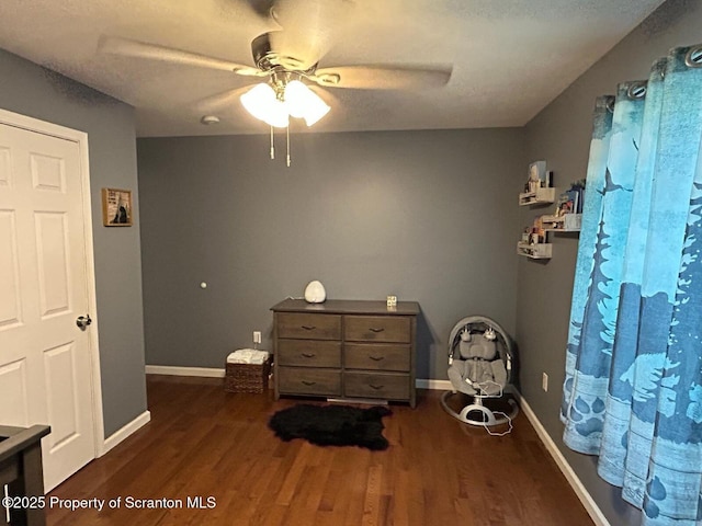85 Cranberry Ter, Duryea, PA 18642 - bedroom featuring dark wood finished floors and ceiling fan