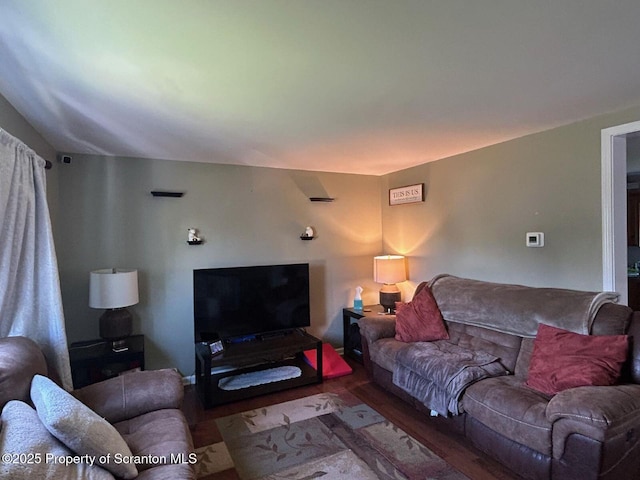 85 Cranberry Ter, Duryea, PA 18642 - living room with wood finished floors