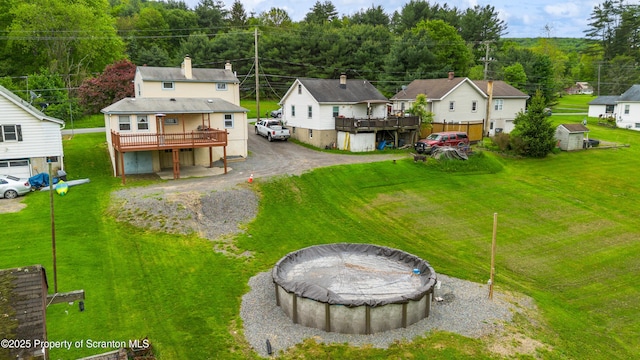 730 Chase Rd, Shavertown, PA 18708 - aerial view of residential area