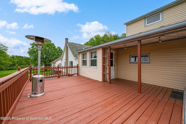 730 Chase Rd, Shavertown, PA 18708 - view of wooden terrace