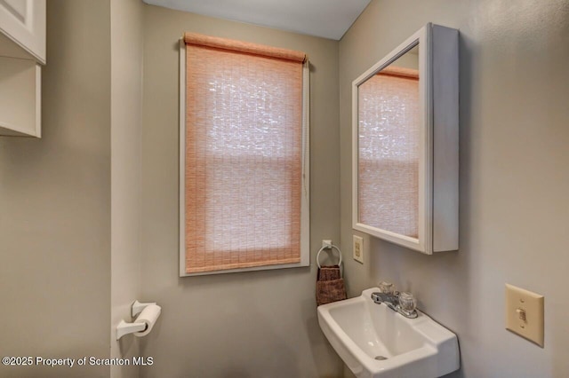 bathroom with a sink