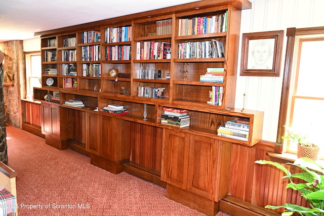 3511 Liberty Park Rd, Hallstead, PA 18822 - office area featuring wood walls
