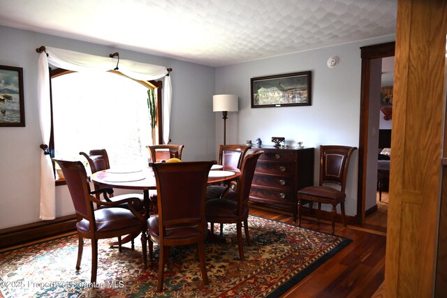 3511 Liberty Park Rd, Hallstead, PA 18822 - dining space with wood finished floors