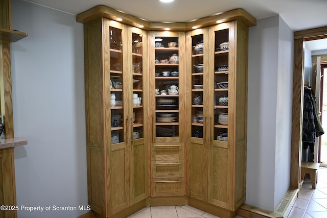 3511 Liberty Park Rd, Hallstead, PA 18822 - wine cellar with light tile patterned floors