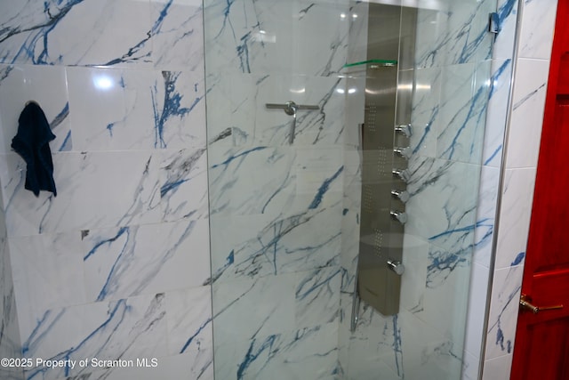 3511 Liberty Park Rd, Hallstead, PA 18822 - bathroom with a marble finish shower