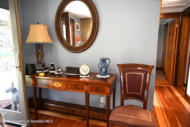3511 Liberty Park Rd, Hallstead, PA 18822 - dining area view of wood finished floors