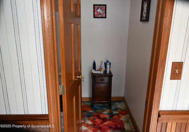3511 Liberty Park Rd, Hallstead, PA 18822 - hallway with baseboards