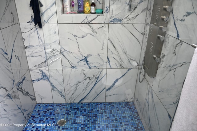 3511 Liberty Park Rd, Hallstead, PA 18822 - bathroom featuring a marble finish shower