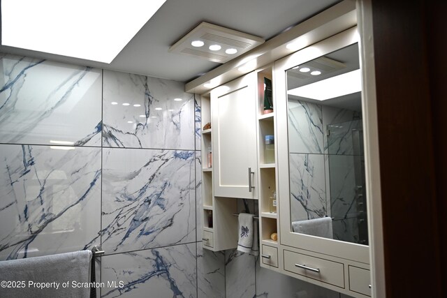 3511 Liberty Park Rd, Hallstead, PA 18822 - bathroom with marble tiled flooring