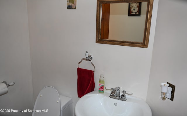 3511 Liberty Park Rd, Hallstead, PA 18822 - bathroom featuring a sink and toilet