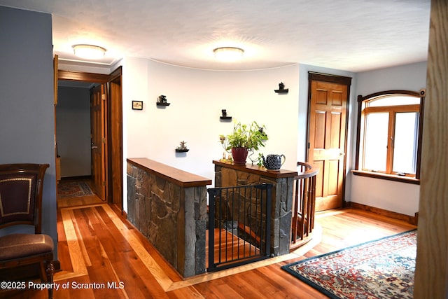 3511 Liberty Park Rd, Hallstead, PA 18822 - corridor with wood finished floors and baseboards