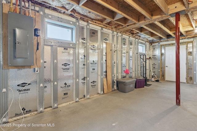 960 Lott Rd, Meshoppen, PA 18630 - below grade area with electric panel and plenty of natural light