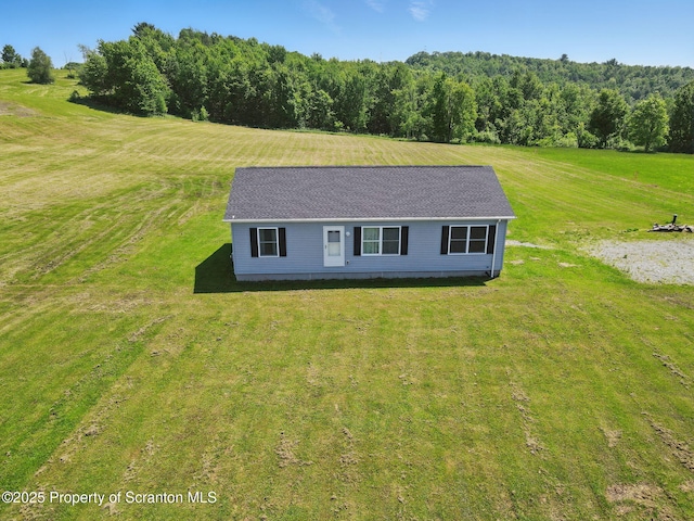 960 Lott Rd, Meshoppen, PA 18630 - view of front facade with a front yard and a view of countryside