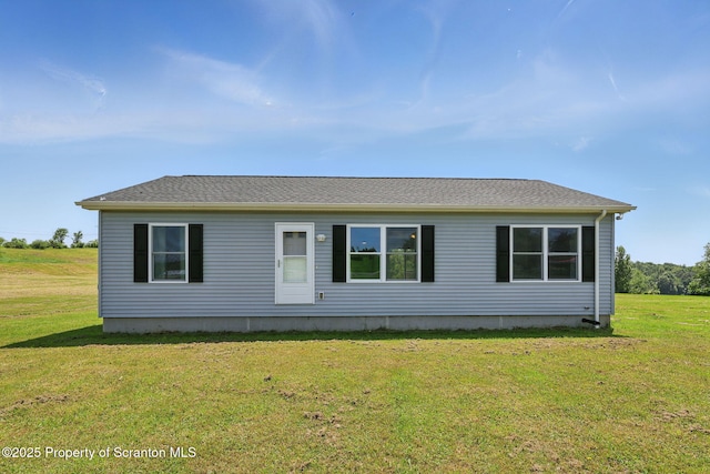 960 Lott Rd, Meshoppen, PA 18630 - rear view of house with a lawn