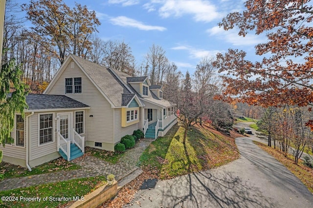 view of property exterior