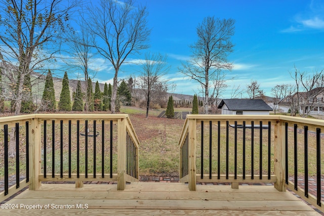 view of deck