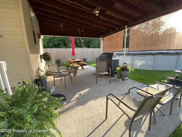 906 Cedar Ave, Scranton, PA 18505 - view of patio featuring grilling area