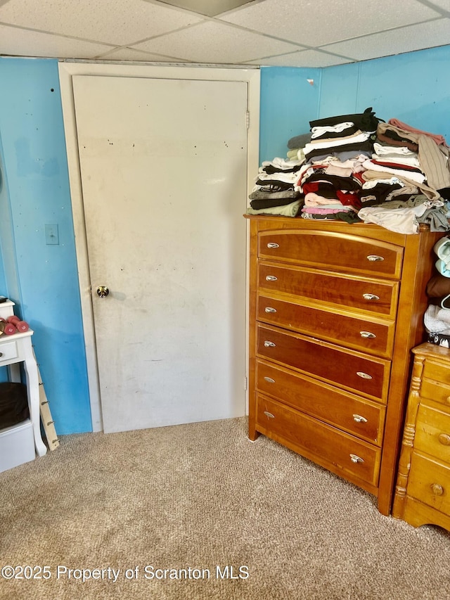 bedroom featuring carpet floors