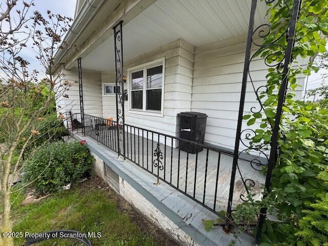 1449 Dickens St, Scranton, PA 18504 - view of home's exterior featuring a porch