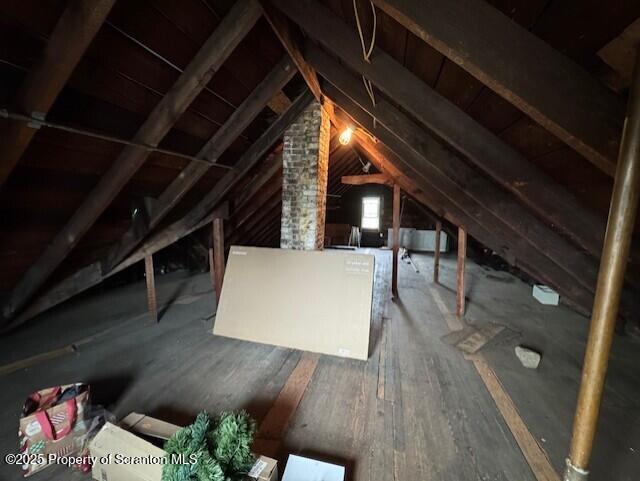 1449 Dickens St, Scranton, PA 18504 - view of attic