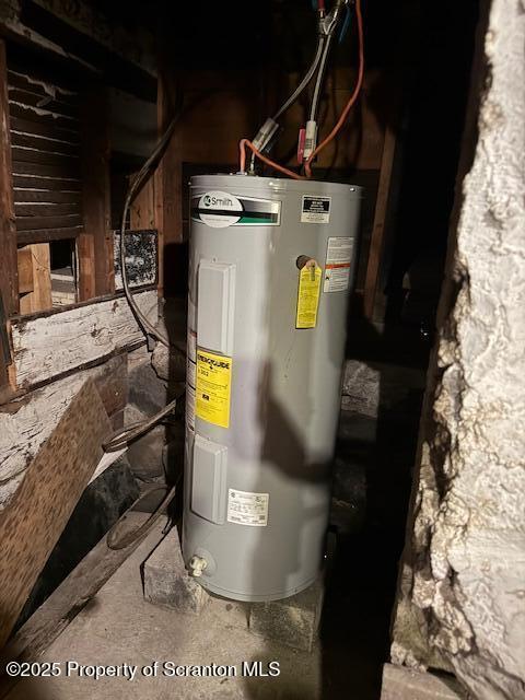 1449 Dickens St, Scranton, PA 18504 - utility room with water heater
