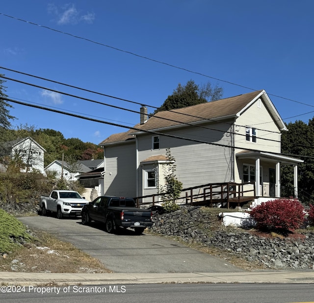 view of property exterior