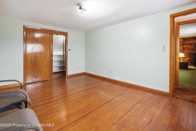 living room featuring hardwood / wood-style floors