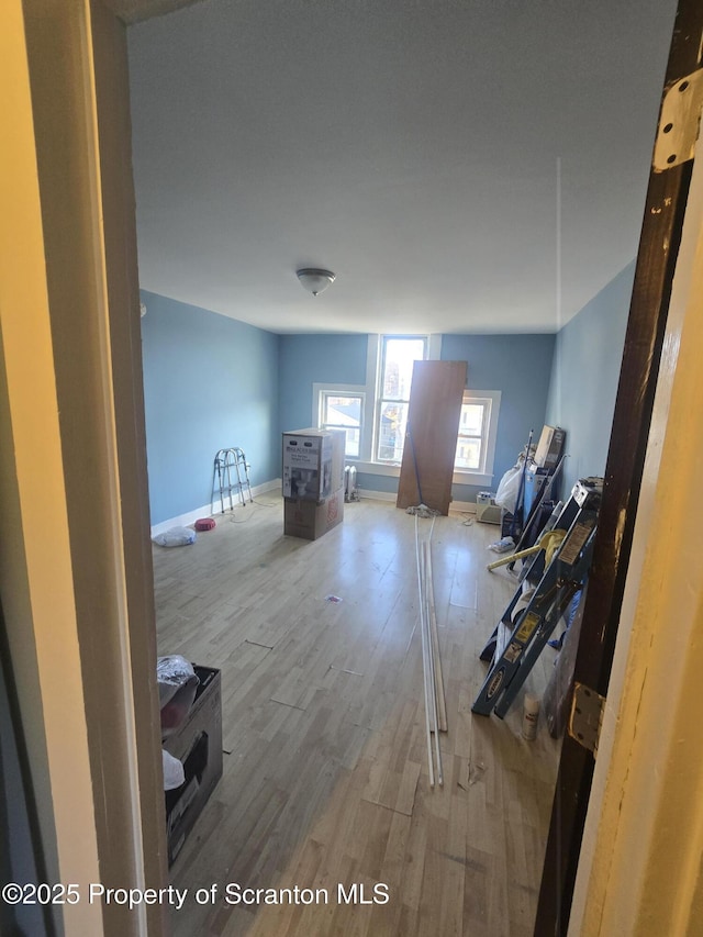 interior space featuring hardwood / wood-style floors