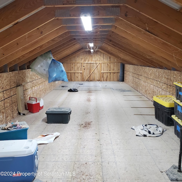3365 Lake Of Meadows Rd, Little Meadows, PA 18830 - view of unfinished attic