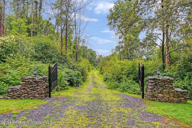 view of road