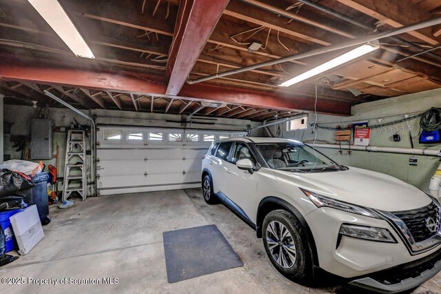 21 Leslie Dr, Scranton, PA 18505 - garage with electric panel