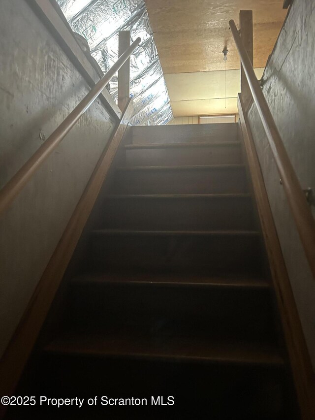 view of staircase