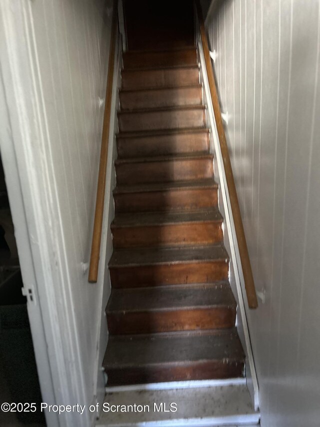 view of stairs