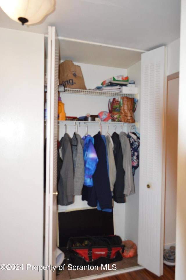 view of closet