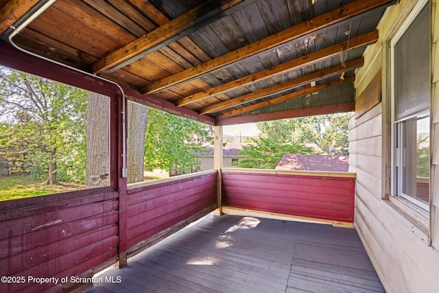 1303 Main St, Pittston, PA 18640 - view of wooden terrace