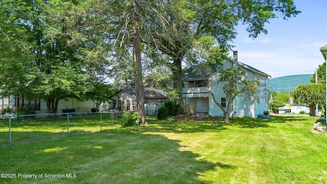 1303 Main St, Pittston, PA 18640 - view of yard featuring a balcony