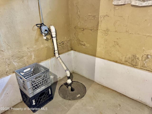 2052 Farr St 2050, Scranton, PA 18504 - basement view of concrete flooring