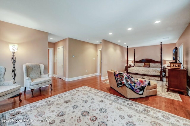 119 Glenmaura Dr, Moosic, PA 18507 - bedroom featuring wood finished floors and recessed lighting