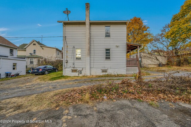 view of rear view of house