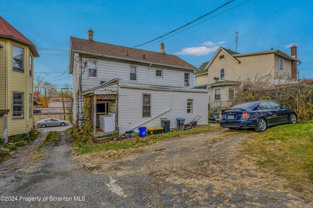 view of back of property