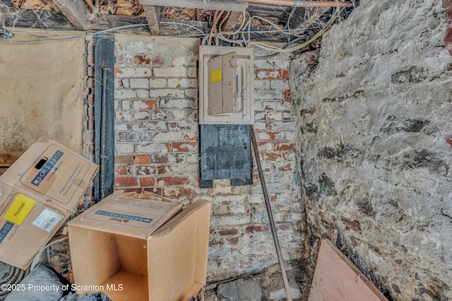 utility room featuring electric panel