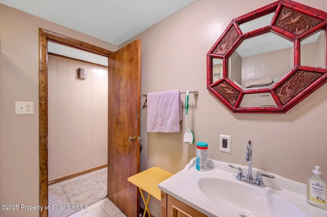592 Gravel Pond Rd, Clarks Summit, PA 18411 - bathroom featuring vanity and tile patterned flooring