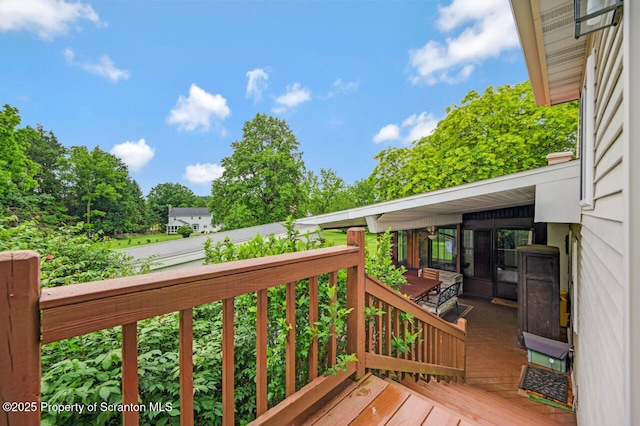 592 Gravel Pond Rd, Clarks Summit, PA 18411 - view of wooden deck