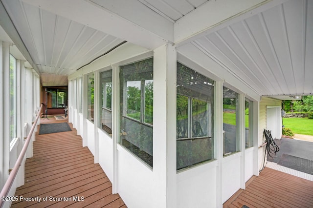 592 Gravel Pond Rd, Clarks Summit, PA 18411 - view of unfurnished sunroom