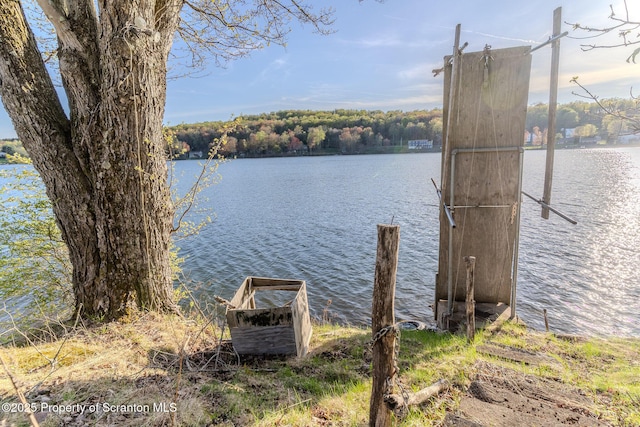 272 Lake Blvd, Clifford Twp, PA 18470 - view of dock featuring a water view
