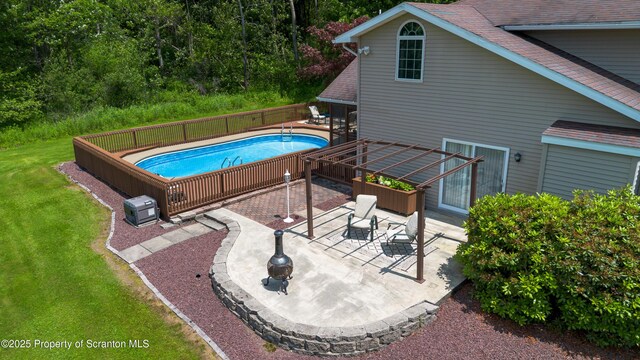 73 Quinton Rd, Scott Twp, PA 18447 - view of swimming pool featuring a patio