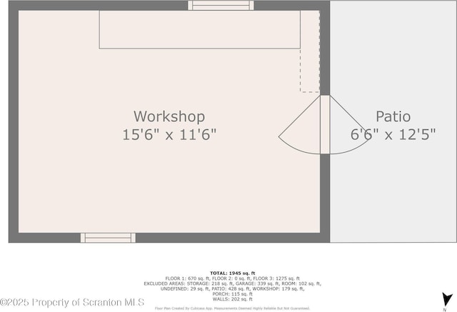 118 Howard St, Old Forge, PA 18518 - view of property floor plan
